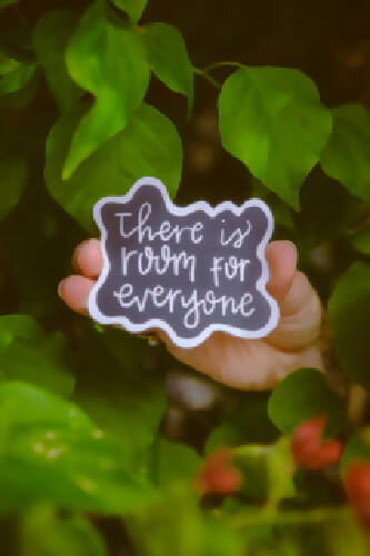 There is room for everyone Sticker