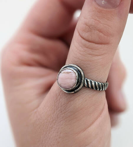 Pink Opal Ring Size 9