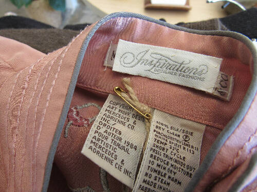 1984 Inspirations Maple Leaf Silk Blouse