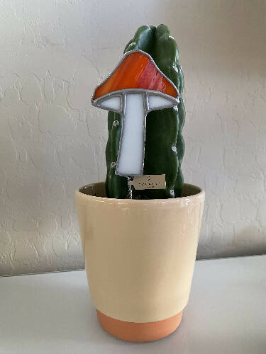 Mushroom Plant Stake