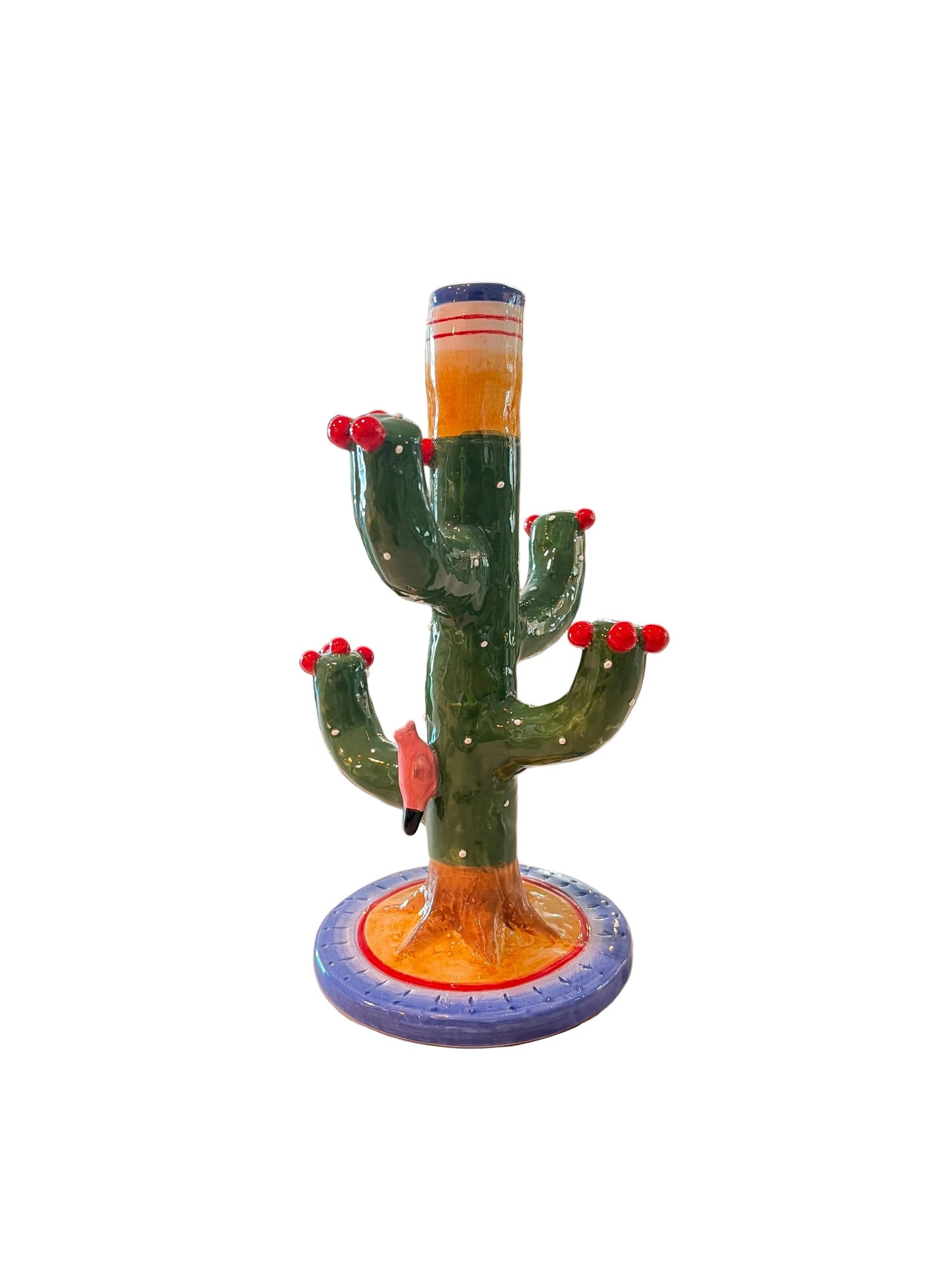 Cactus & Berries Candle Holder
