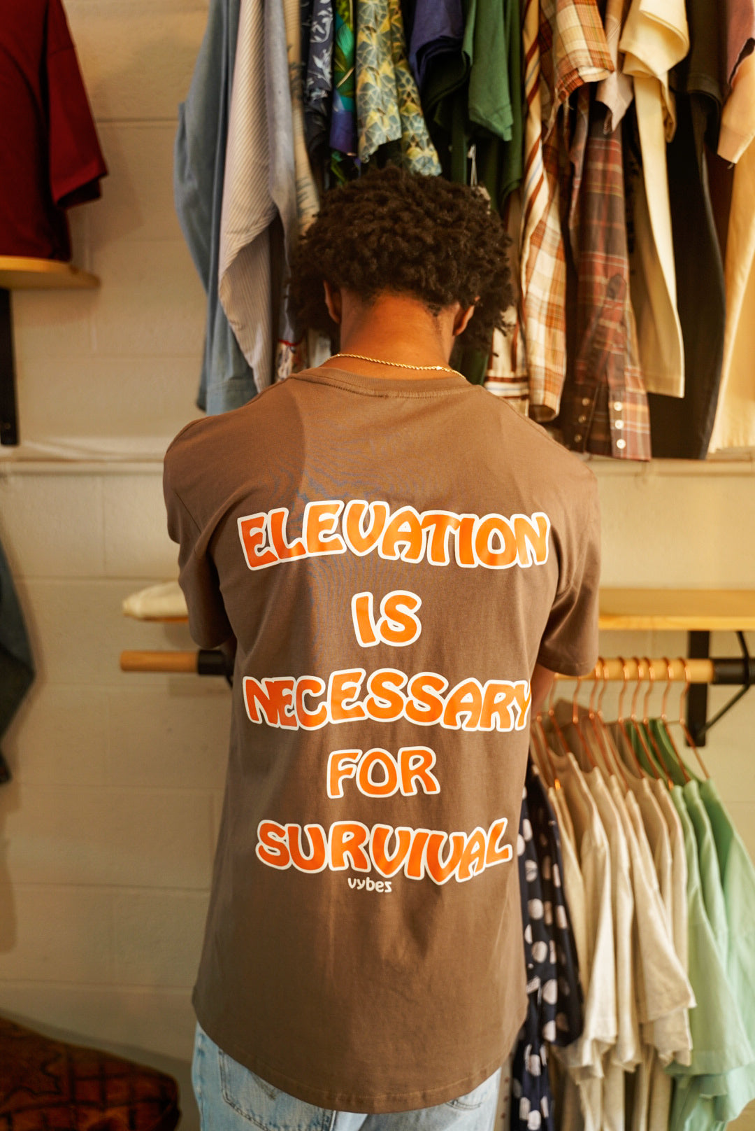 Elevation Is Necessary For Survival Tee