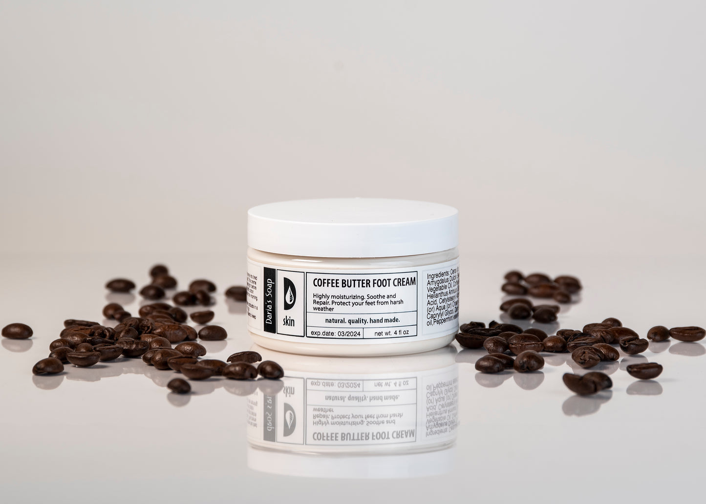 Coffee Butter Foot Cream (Night Cream for Dry Feet)