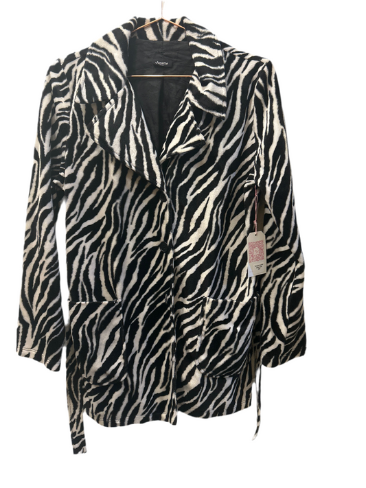 VINTAGE JANETTE ZEBRA COAT