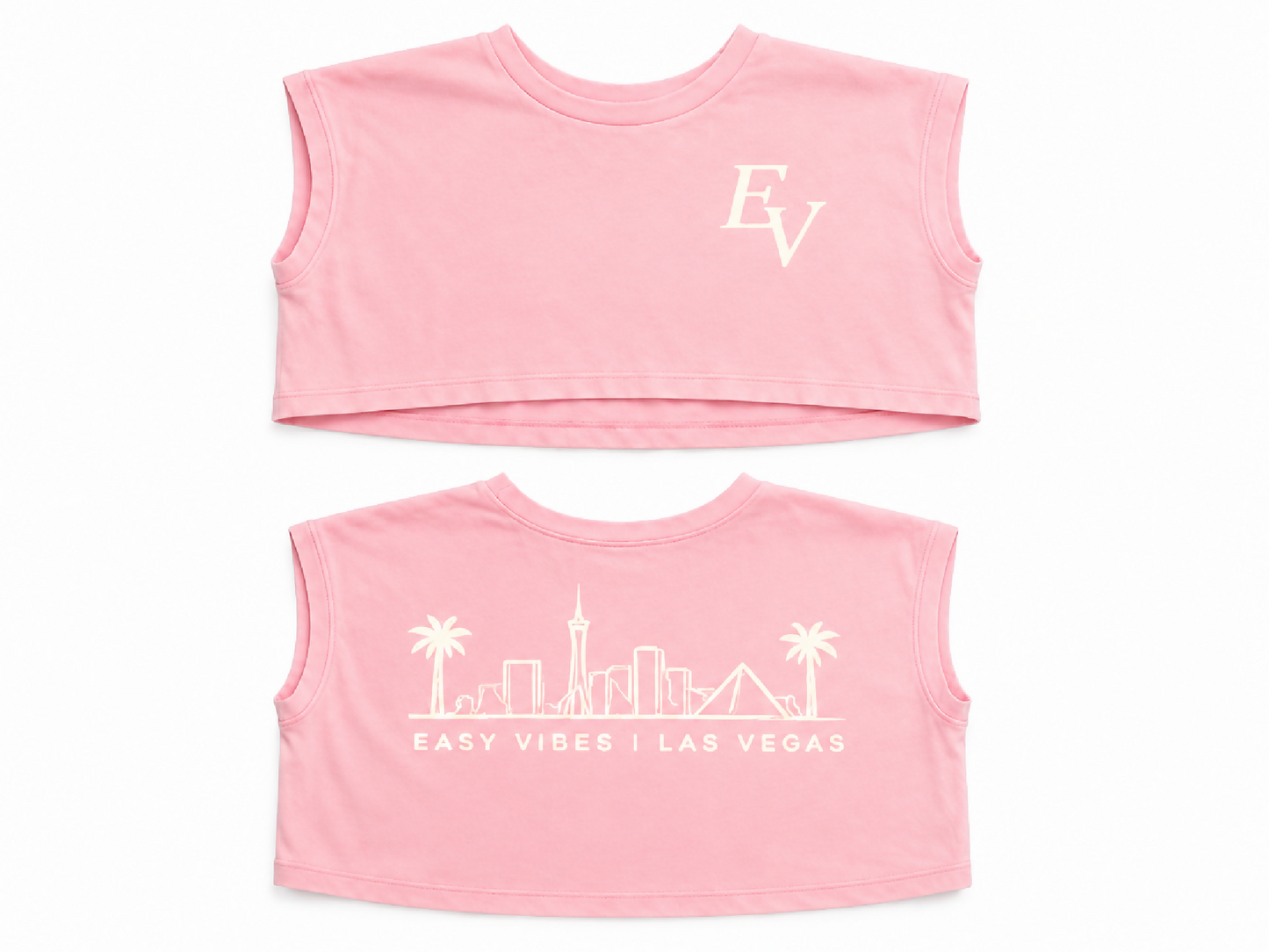 Acid Wash Las Vegas Crop Top