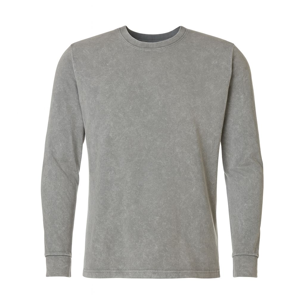 Acid Wash Long Sleeve Tee