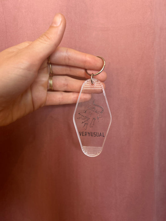 Rat Boy Hotel keychain