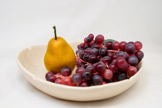 Handmade Ceramic Textured Serving Bowl – 10.5"