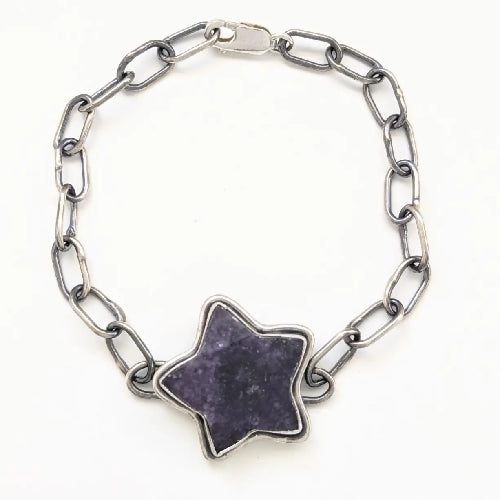 Lepidolite Star Bracelet