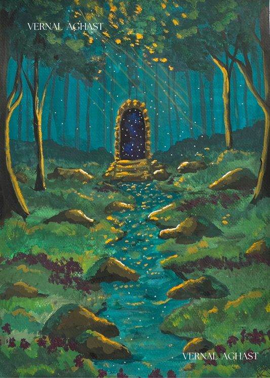 The Green Gateway Art Print