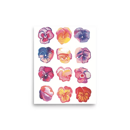 "Pansy Party" Print