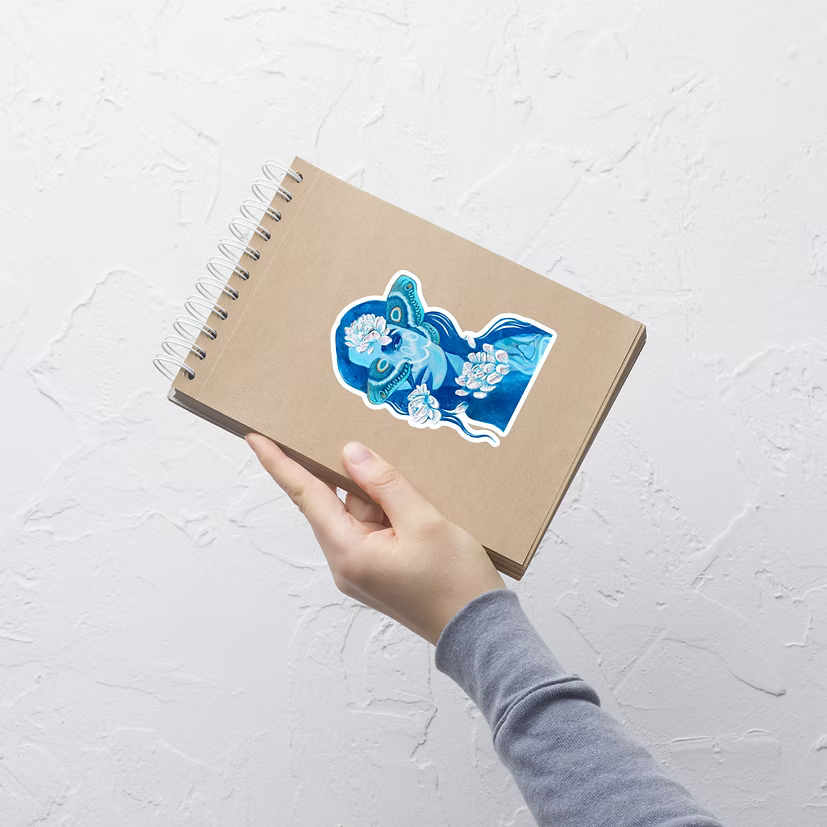Azure Angel Sticker