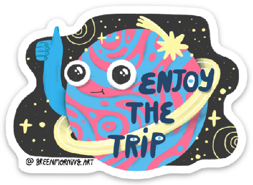 Enjoy the Trip Sticker