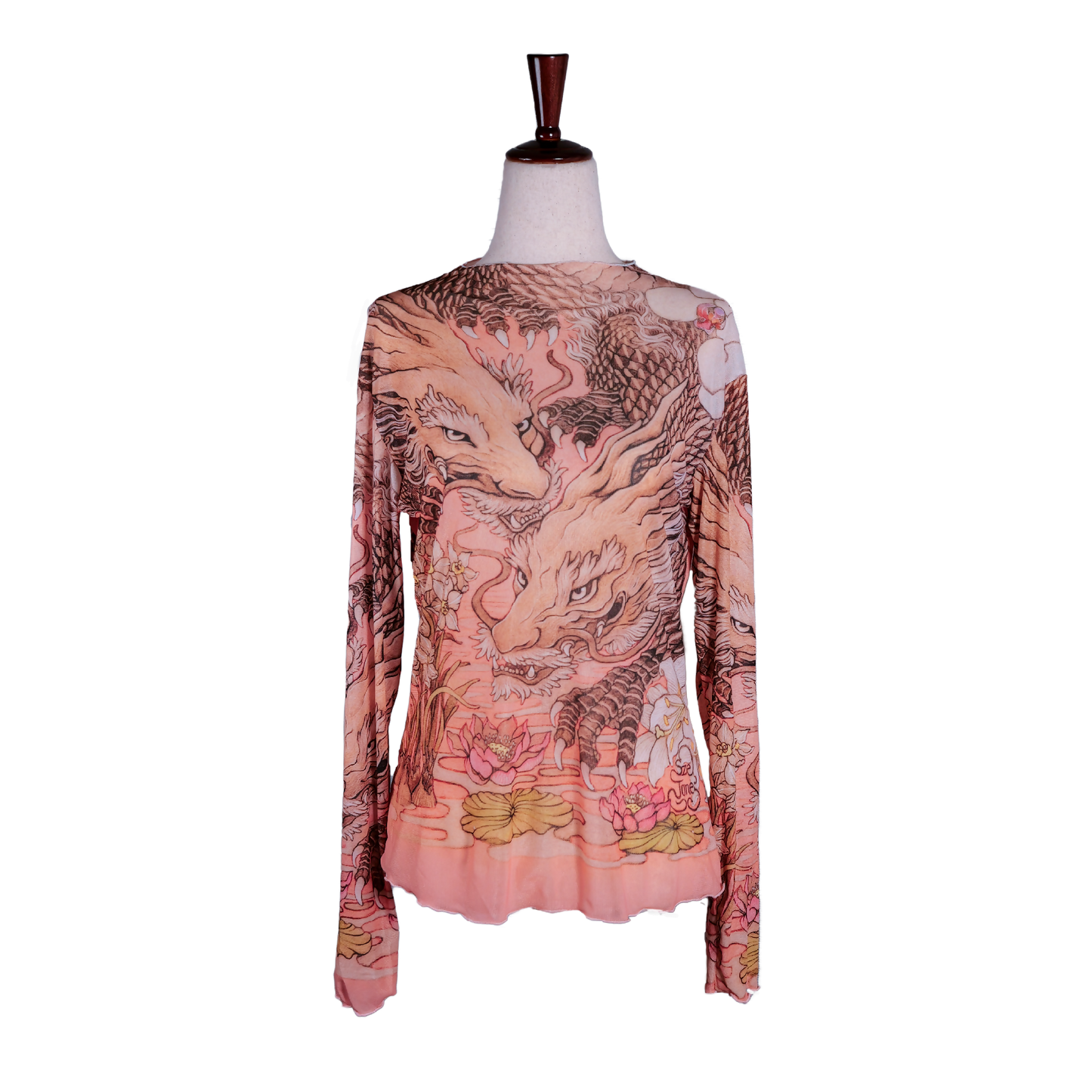 Wood Dragons - Artist Edition Sheer Blouse