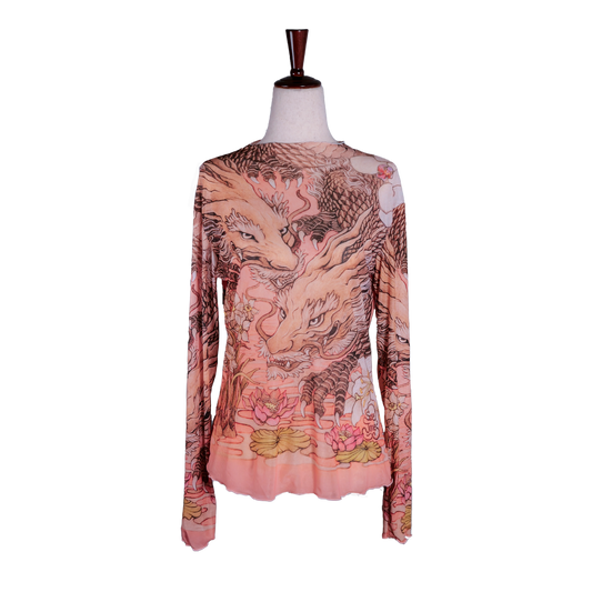 Wood Dragons - Artist Edition Sheer Blouse