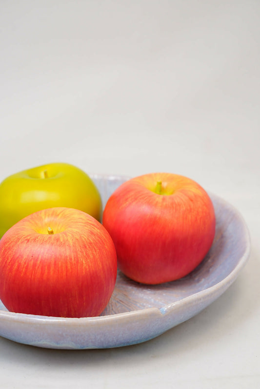 Handmade Ceramic Textured Serving Bowl – 8"