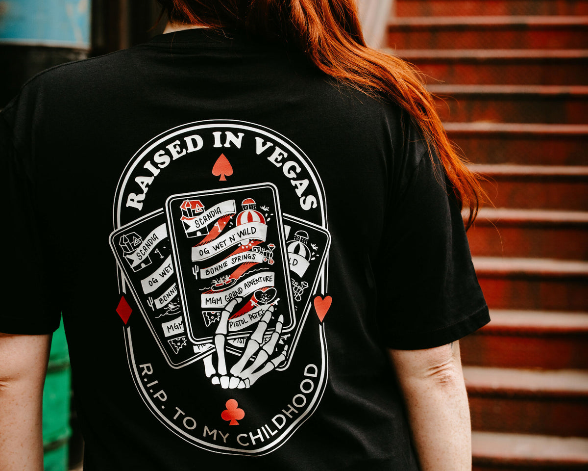 R.I.P To my Childhood Raised in Vegas tee