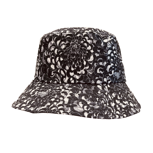 Black Chrysanthemum - Round Hat
