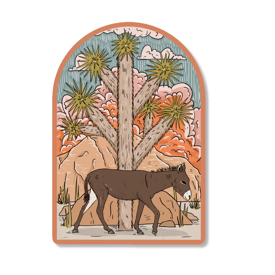 Burro Vinyl Sticker