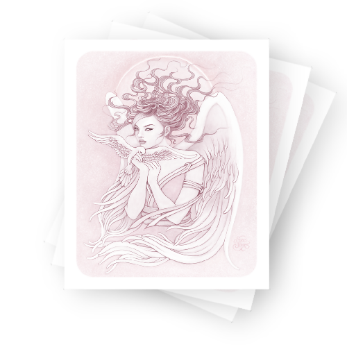 Angel of Peace - Art Print (16"x20")