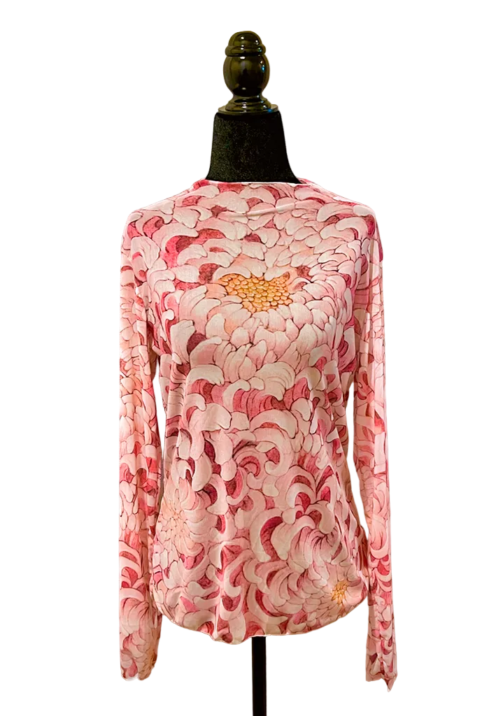 Chrysanthemum - Limited Edition Sheer Blouse