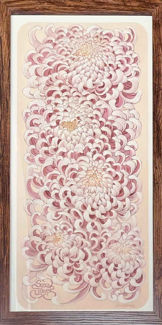 Chrysanthemum - Framed Art