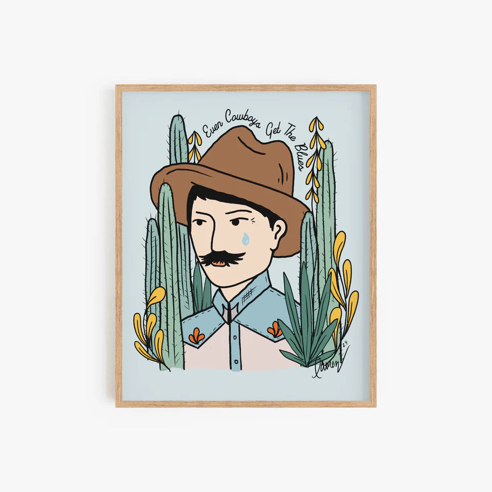 Cowboy 8x10 Art Print
