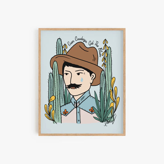 Cowboy 8x10 Art Print