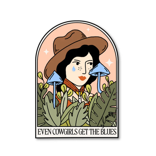 Cowgirl Blues Vinyl Sticker