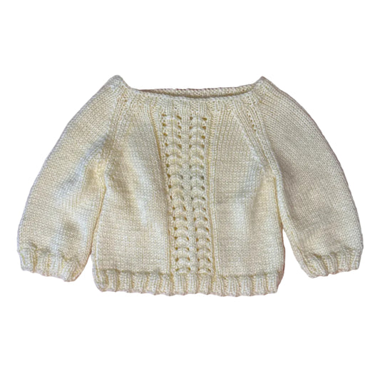 Vintage Keiki Pastel Yellow Knit Sweater