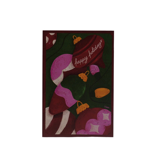 Holiday Ornaments - 4x6 "Holiday Postcard"