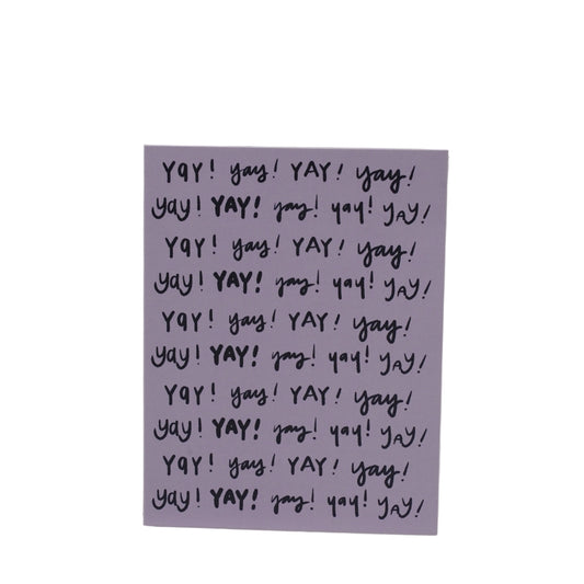 Yay Greeting Card