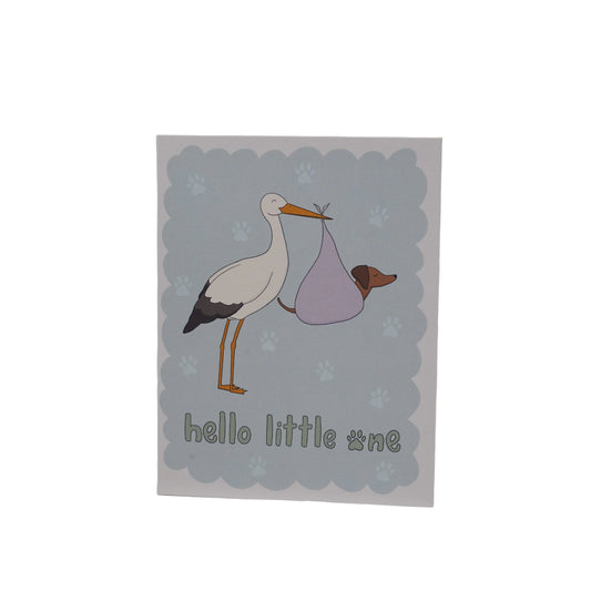 Hello Little One Greeting Card