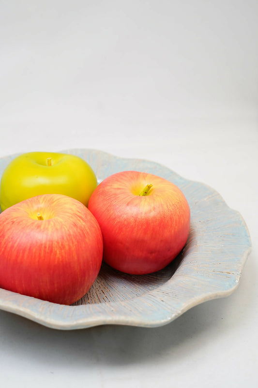Handmade Ceramic Textured Serving Bowl – 9.5"