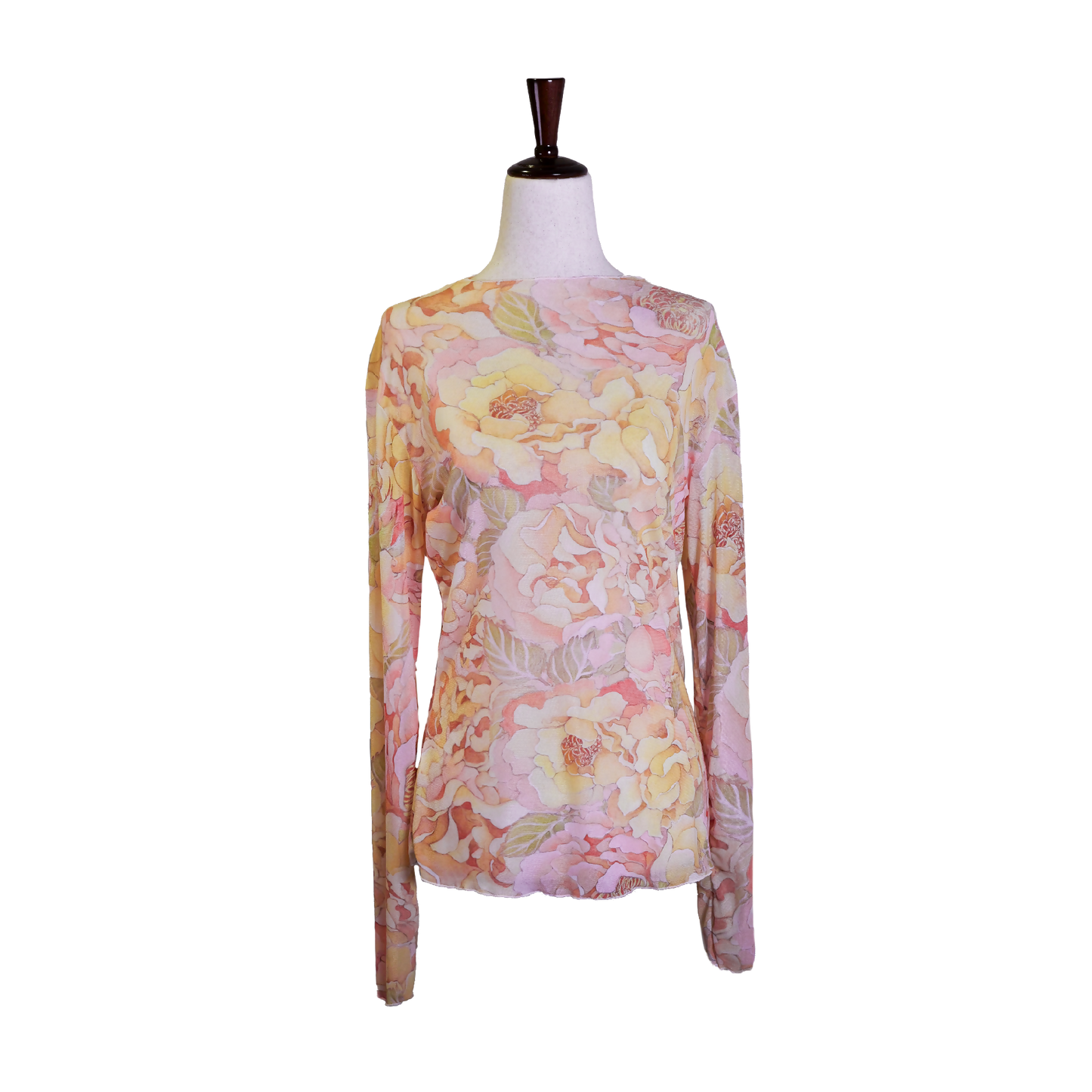 Yellow Rose - Artist Edition Sheer Blouse