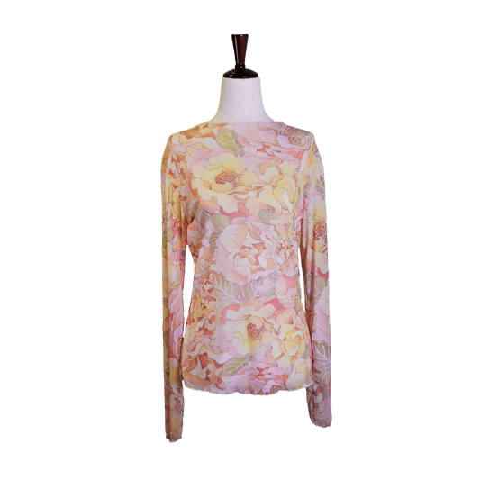 Yellow Rose - Artist Edition Sheer Blouse