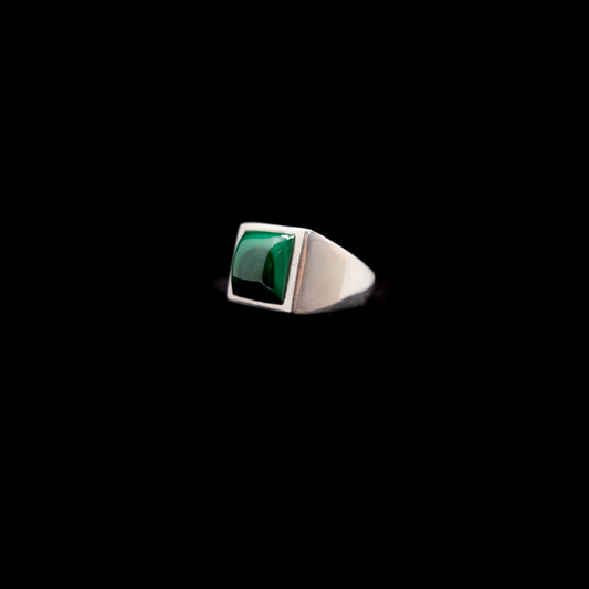 Malachite Signet Ring {8}