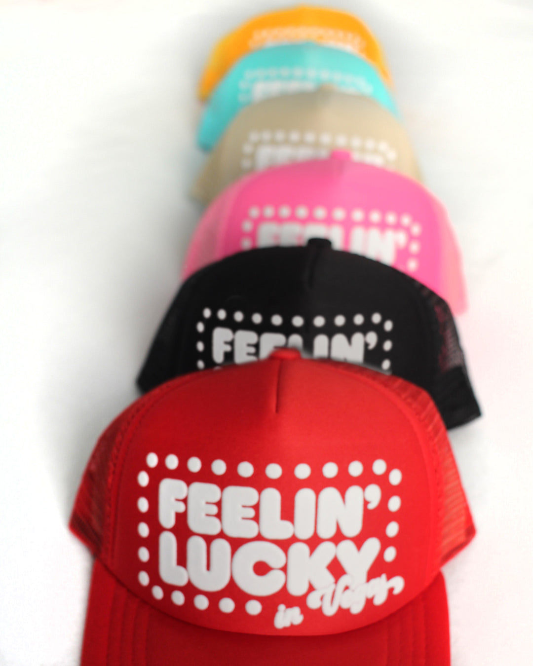Las Vegas Puff Print Foam Trucker Hats (Adult & Kids)