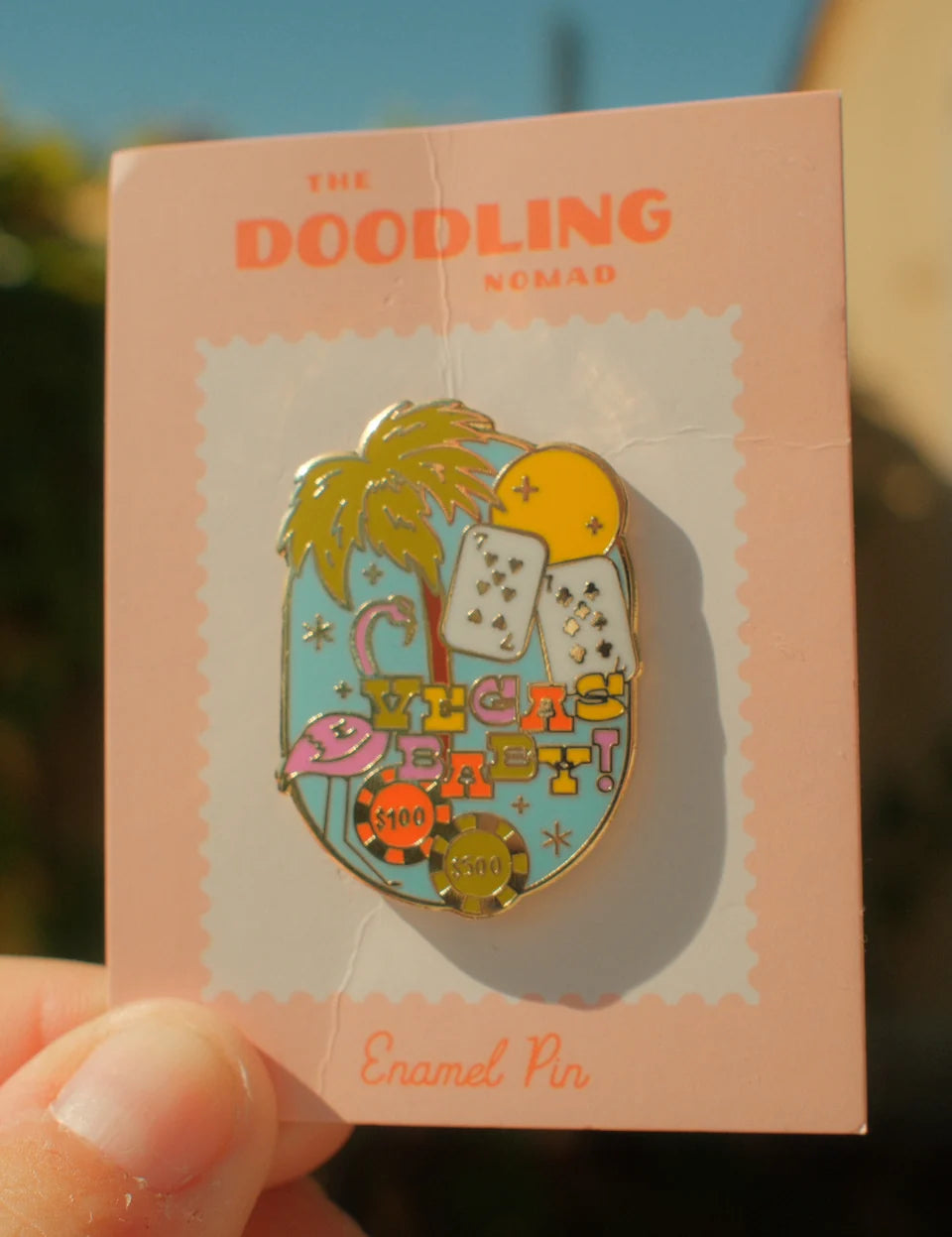 Las Vegas Enamel Pin