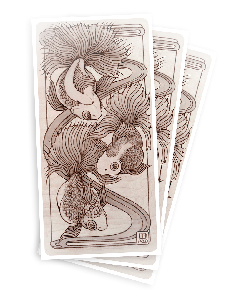 Goldfish - Art Print (8"x16")