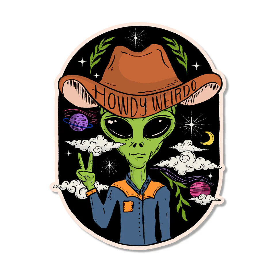Howdy Weirdo Vinyl Sticker