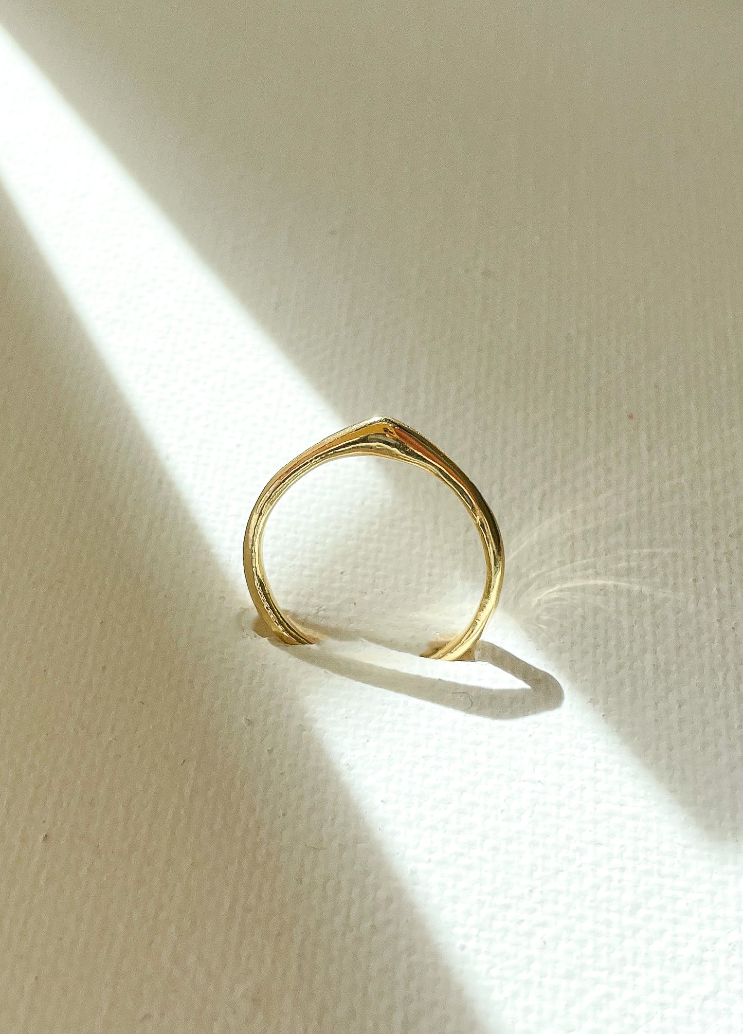 Raw Point Stacking Ring