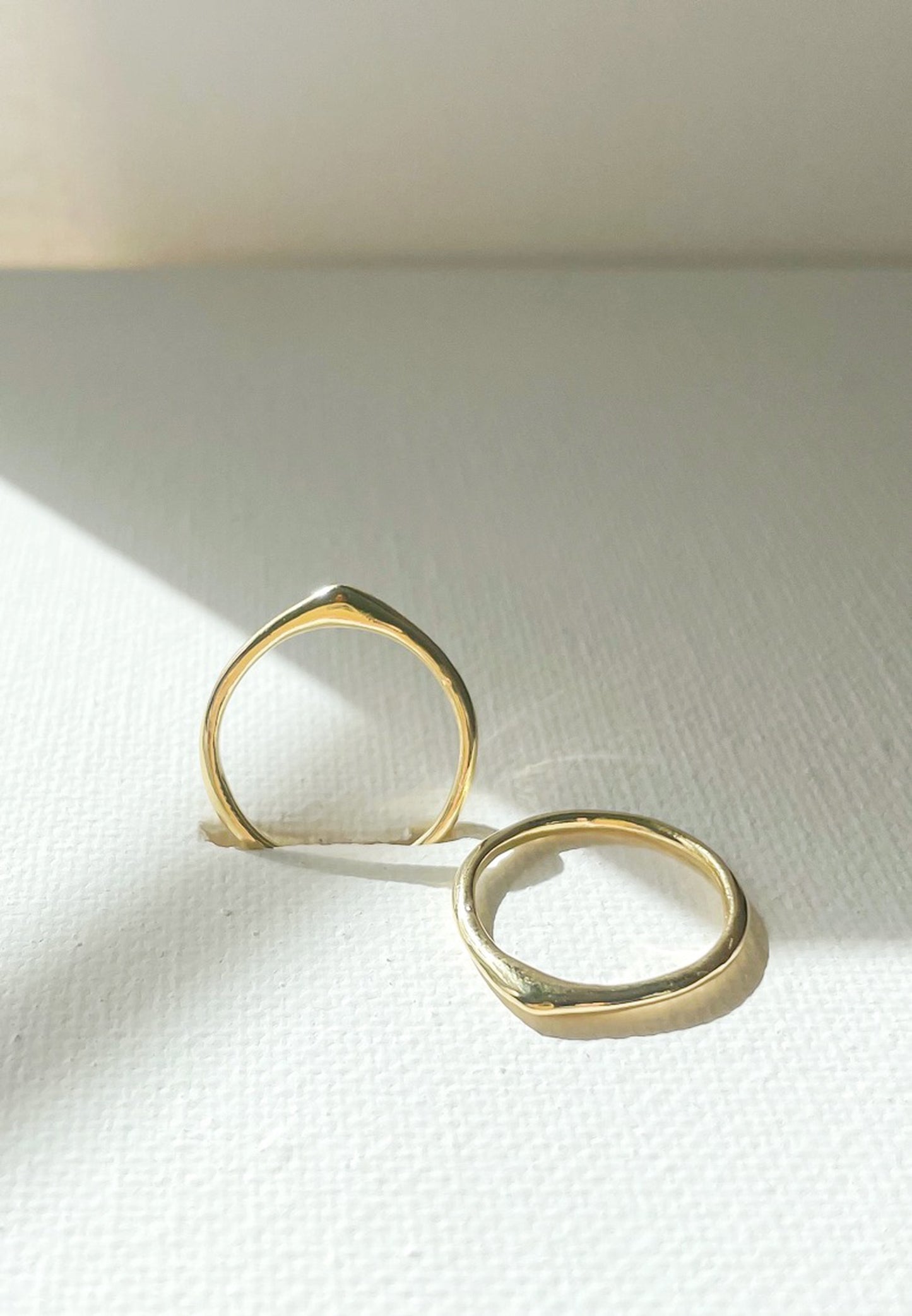 Raw Point Stacking Ring