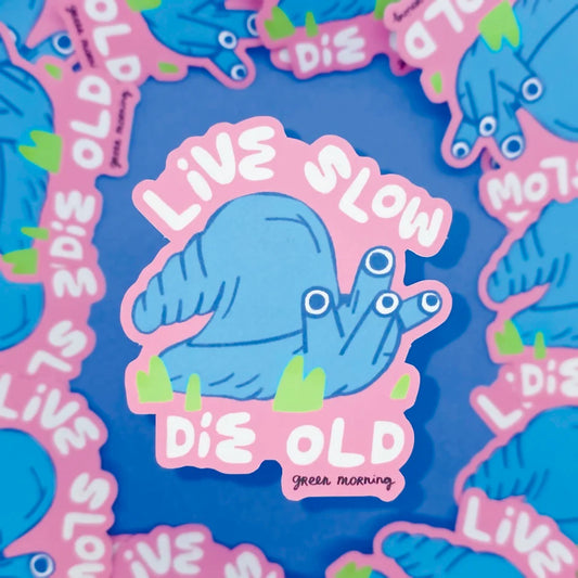 Live Slow Die Old Sticker
