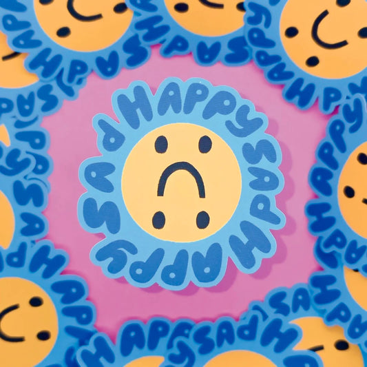 Happy Sad Sticker