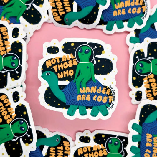 Not all those who wander Sticker