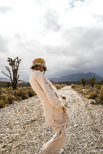 The Canyon Cardigan- Tan Cotton