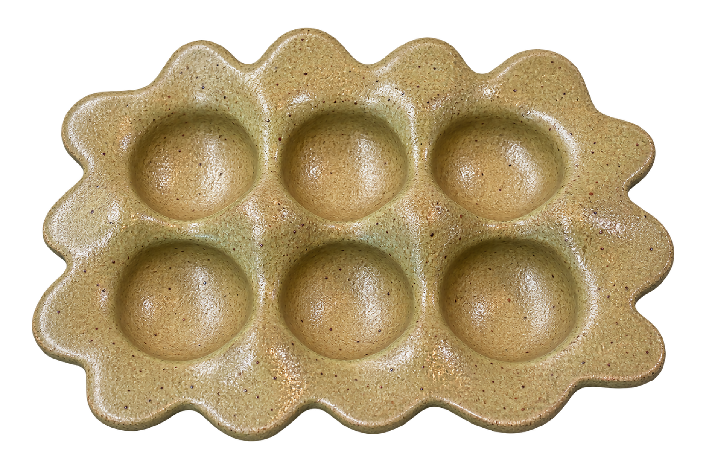 Handmade Ceramic Egg Tray & Jewelry Dish