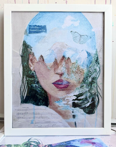 Let the Sunshine In Framed 16” x 20” Art Print