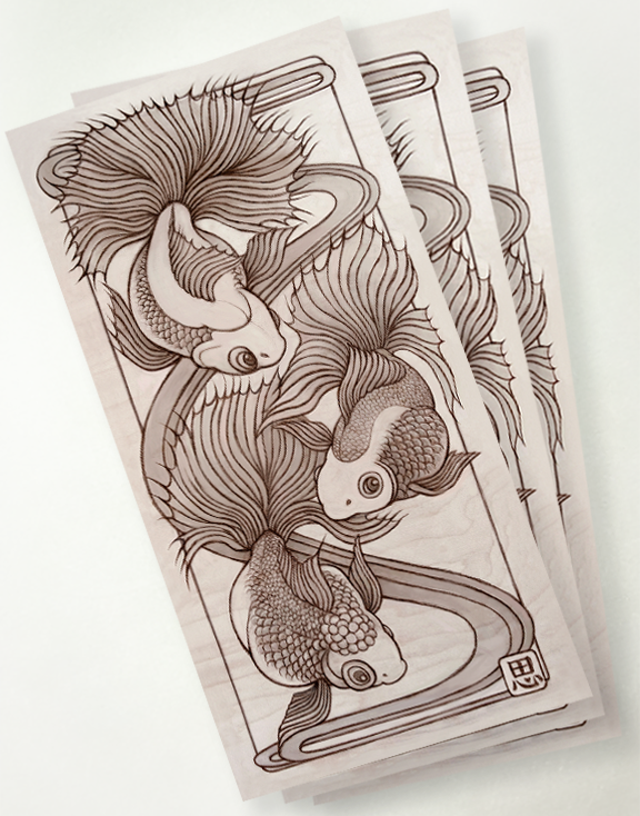 Goldfish - Notecard | Bookmark